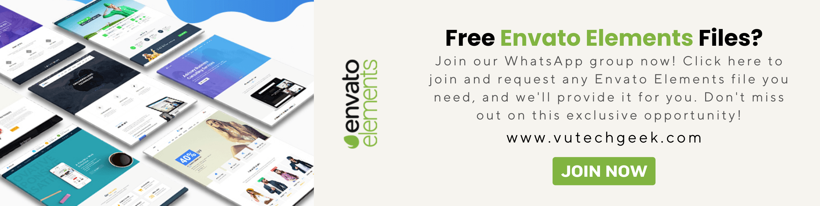 Join Envato Elements Group Now