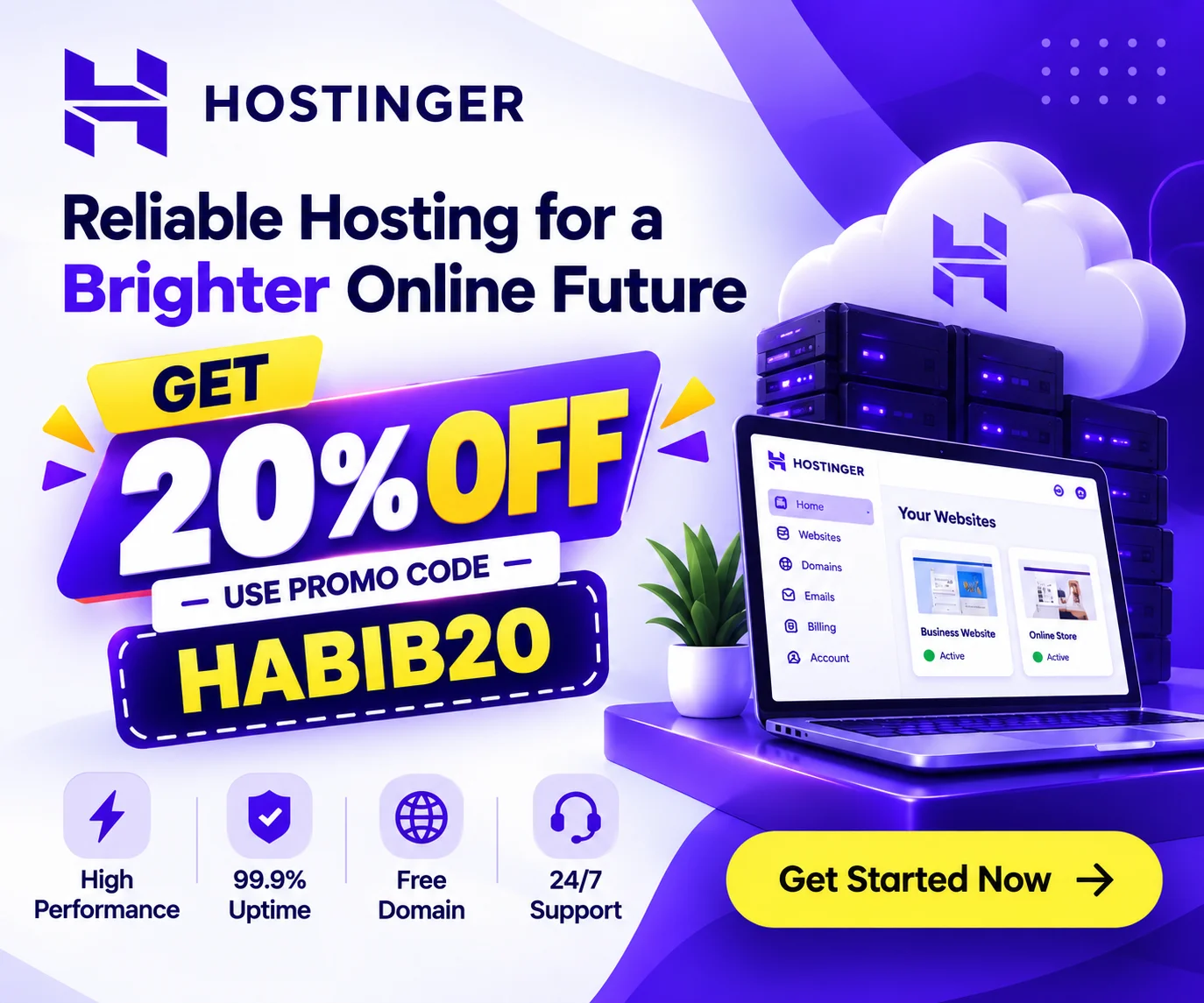 Hostinger - Get 20% OFF