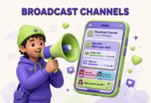 Creator sending a broadcast channel message to followers on Instagram