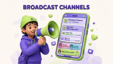 Creator sending a broadcast channel message to followers on Instagram