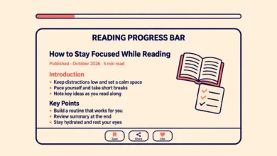 Flat illustration of a web page with a thin progress bar filling across the top