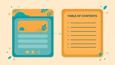 Table of contents list with jump links on a WordPress blog post