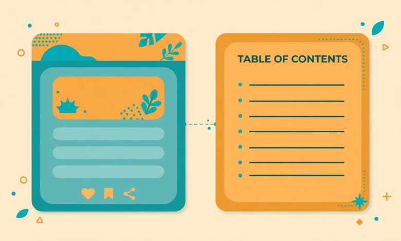 Table of contents list with jump links on a WordPress blog post