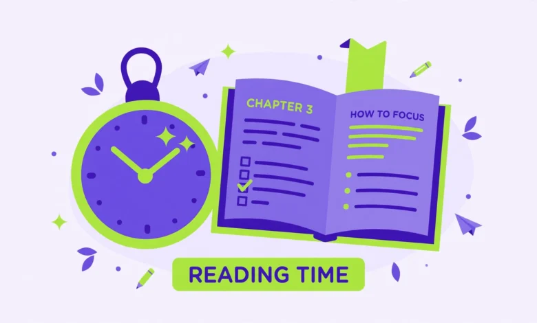 Reading time label showing minutes on a WordPress blog post