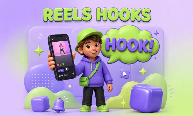 Creator filming a short vertical video with a bold hook text overlay on screen