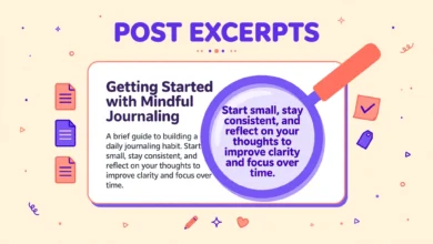WordPress post excerpt field in the editor sidebar