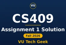 CS409 Assignment 1 Solution Fall 2026