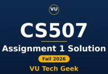 CS507 Assignment 1 Solution Fall 2026