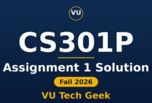 CS301P Assignment 1 Solution Fall 2026
