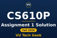 CS610P Assignment 1 Solution Fall 2026