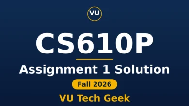 CS610P Assignment 1 Solution Fall 2026
