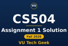 CS504 Assignment 1 Solution Fall 2026