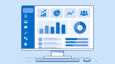 WordPress dashboard explained for beginners with labeled admin menu tour