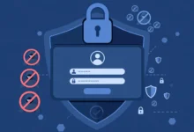 WordPress login page protected with a lock icon showing limited login attempts security