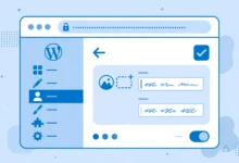 WordPress customizer screen showing site identity settings for title and tagline