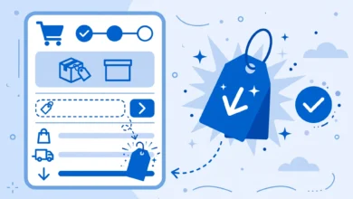 WooCommerce coupon code being applied at checkout showing a discount tag