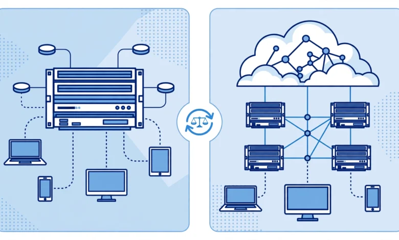 Shared hosting vs cloud hosting comparison for beginners