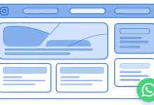 WhatsApp chat button floating on a WordPress website