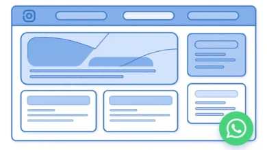 WhatsApp chat button floating on a WordPress website