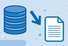 WordPress database backup downloading as a SQL file
