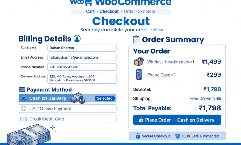 how to add cash on delivery in woocommerce