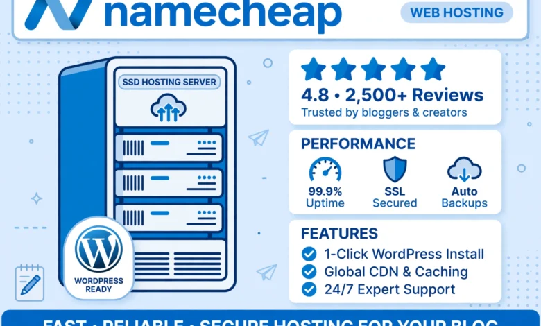 is namecheap shared hosting good for wordpress