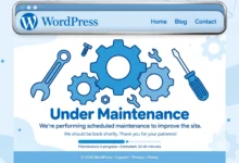 how to put wordpress site in maintenance mode without plugin